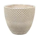 Õuepott Madison kreem/pruun d44 h39cm