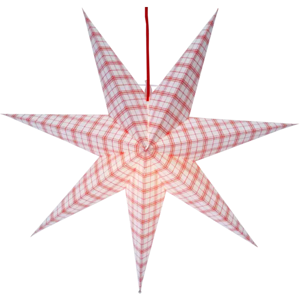 Pabertäht Lisa 1LED 54cm ruuduline