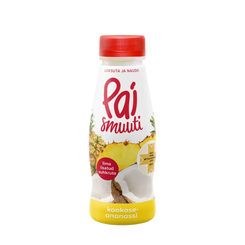 Pai kookose-ananassi smuuti 280ml