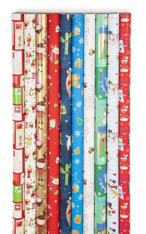 Pakkepaber Bimbo Xmas 70cmx2m