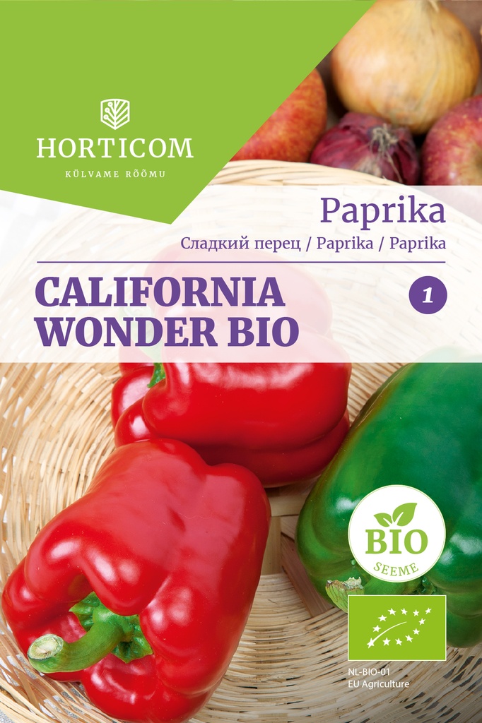 Paprika 'California Wonder' BIO 1g