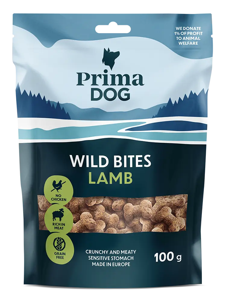 PD Wild Bites Crunchy maiused koertele lambaliha astelpajuga 100g