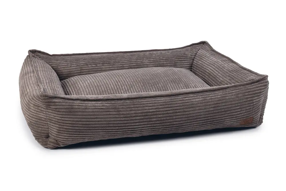 Pesa koerale Ribbed 95x80x23 pruun