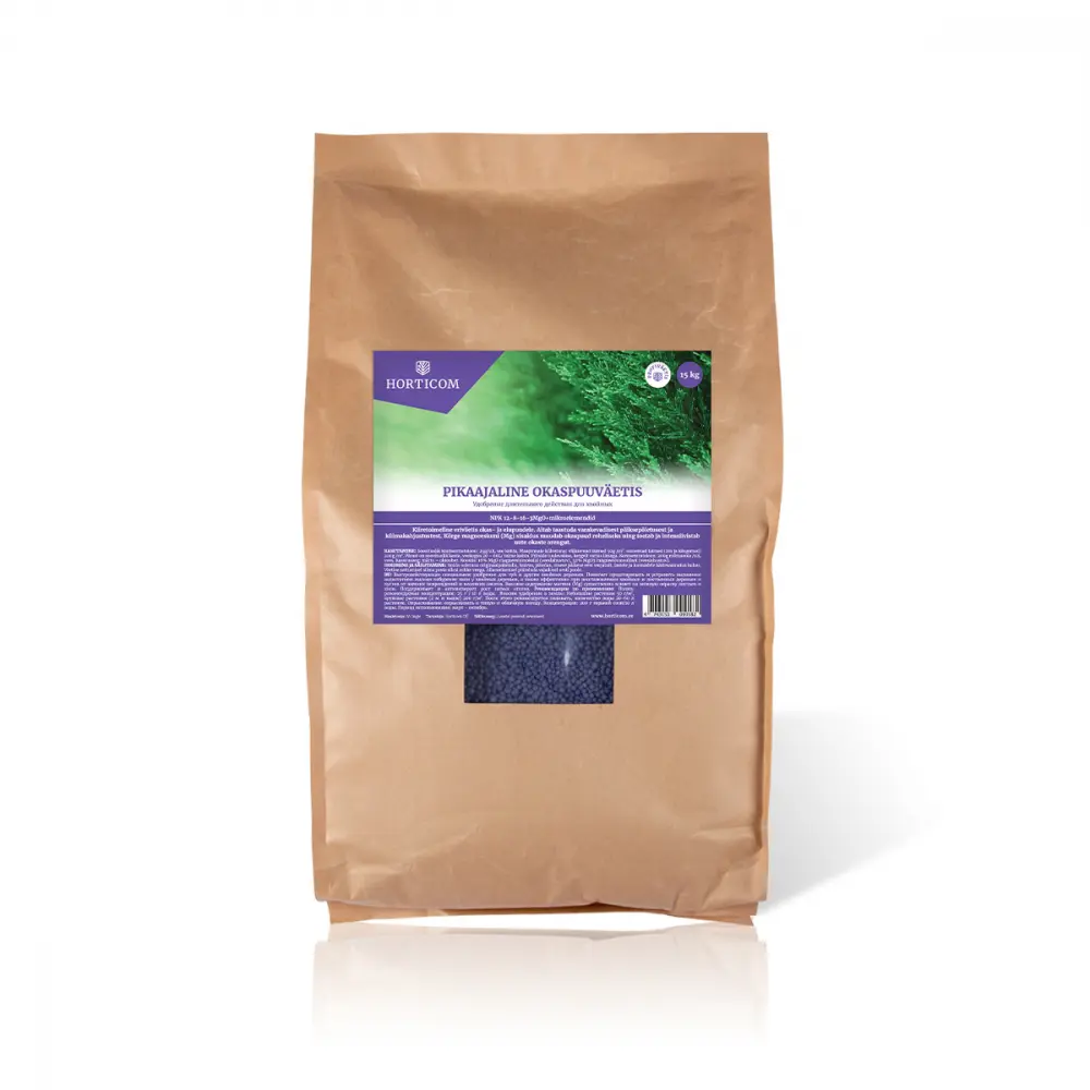 Pikaajaline okaspuuväetis Horticom 15kg