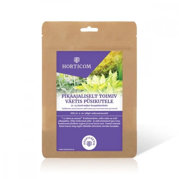 Pikaajaline väetis püsikutele (12-14k) Horticom 750g
