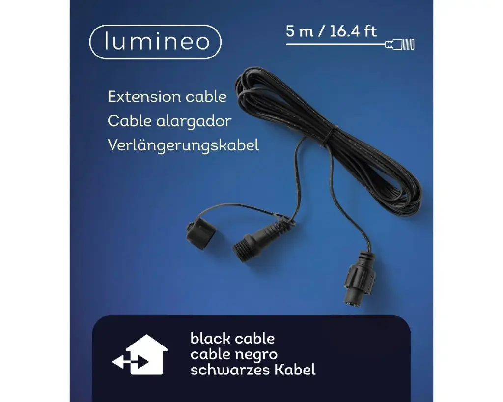Pikenduskaabel 5M PVC must