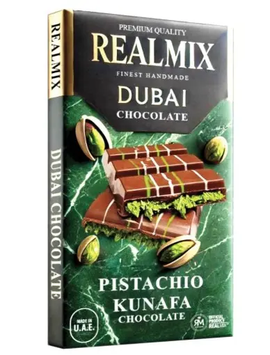 Pistachio Kadayif Chocolate 100g