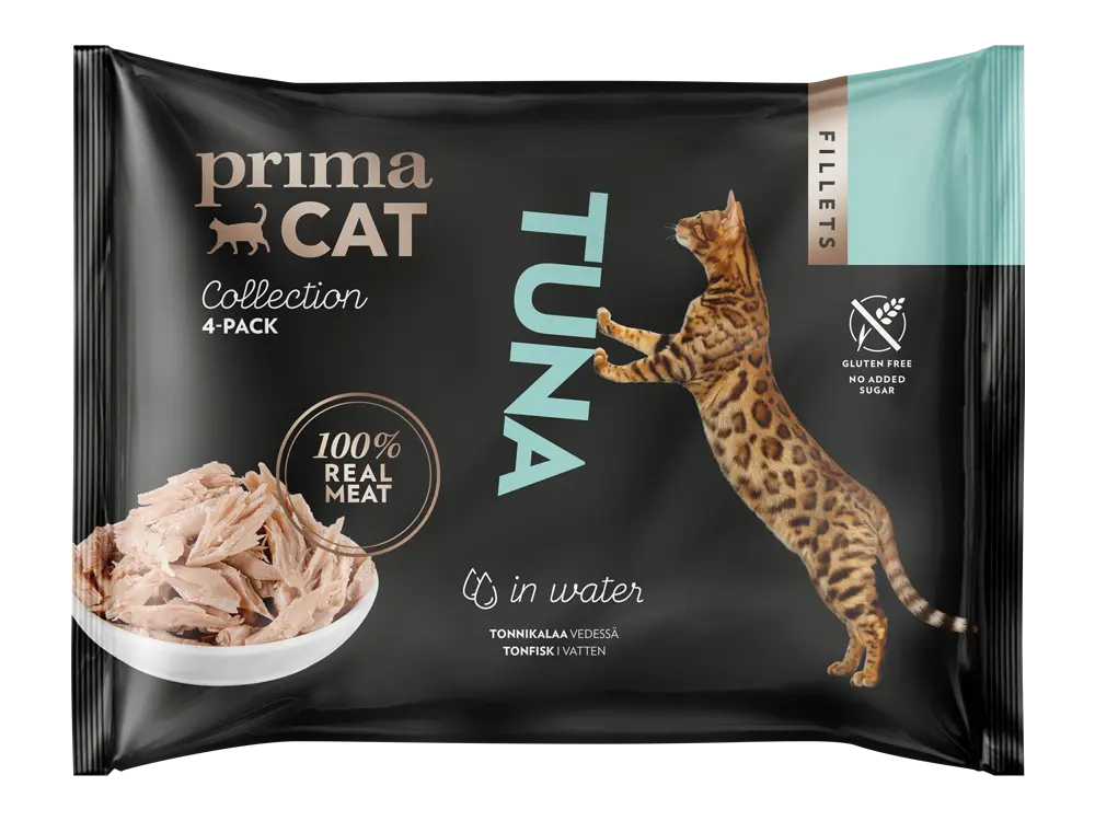 PrimaCat Fillets tuun vees 4x50g