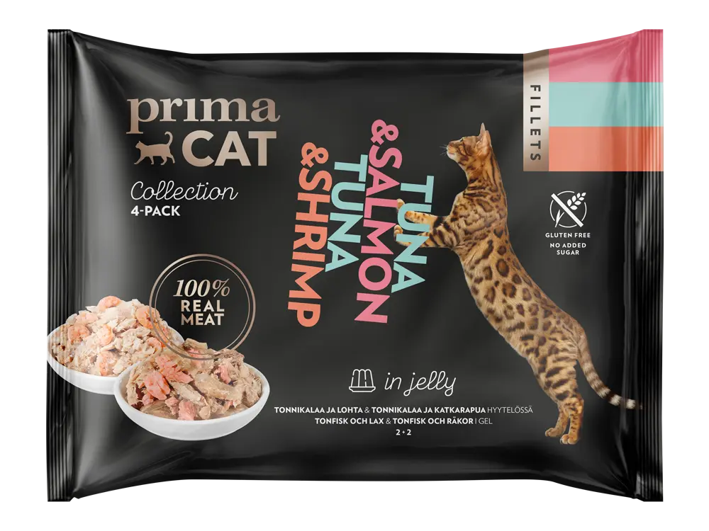 PrimaCat Fillets tuun/lõhe tarren 4x50g