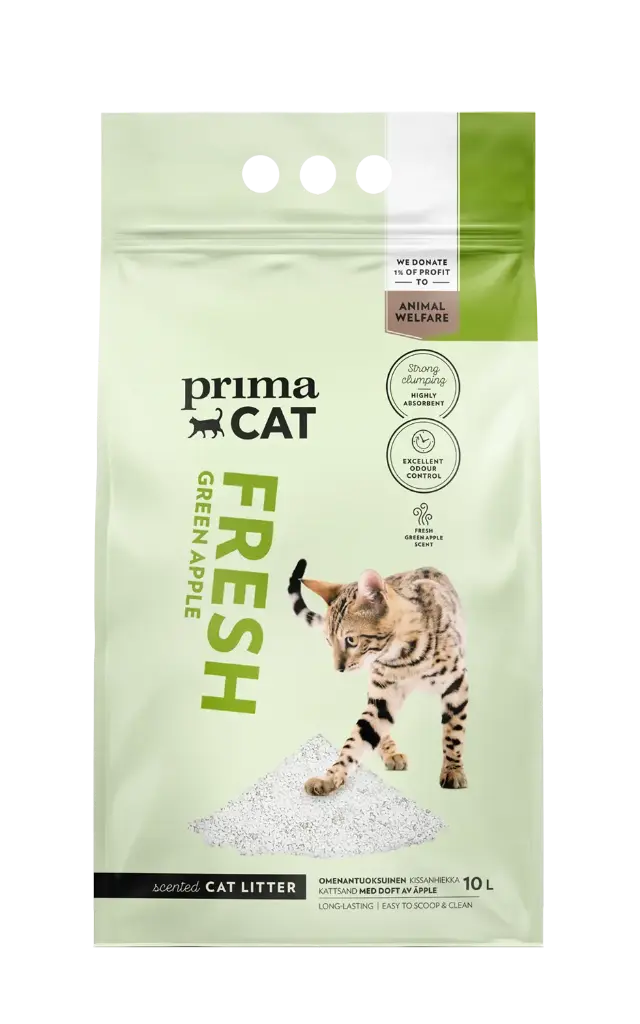 PrimaCat Fresh kassiliiv Apple (kaltsiumnbentoniit) 10L