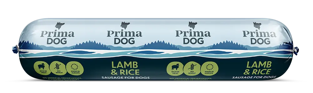 PrimaDog lammas-riis vorst koertele 800g