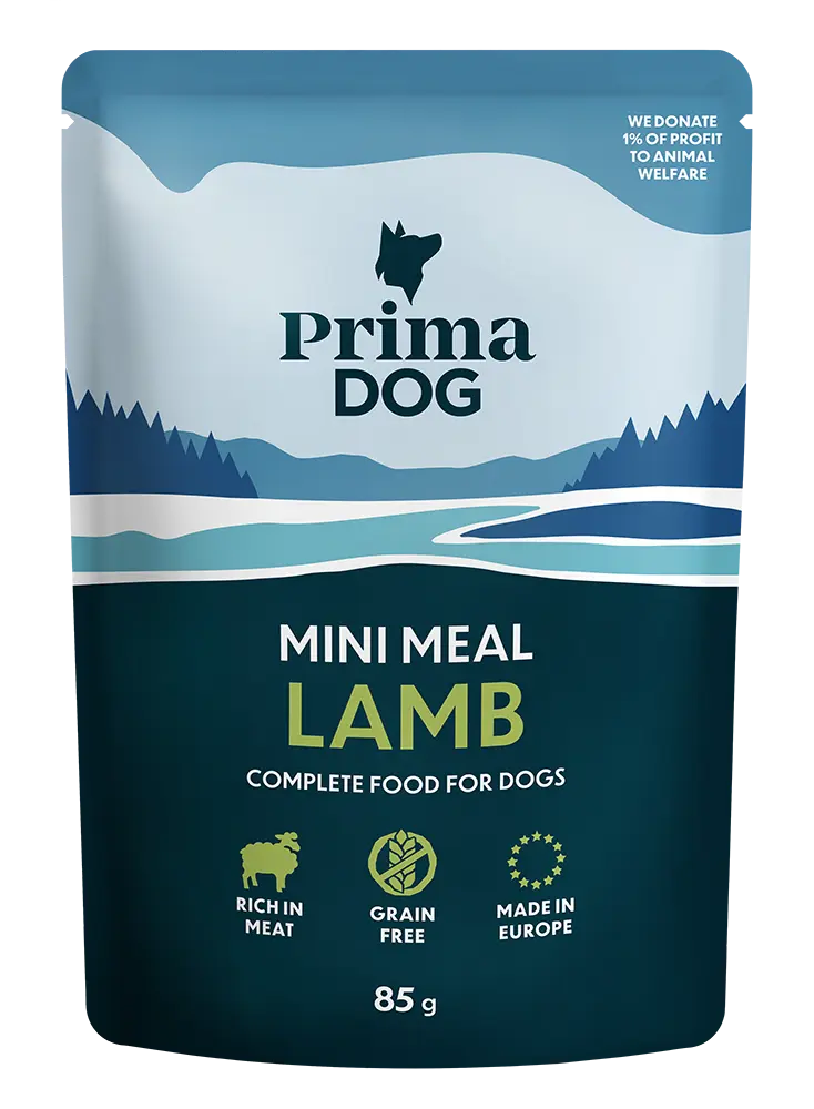 PrimaDog Mini Meal eine lambalihaga 85g