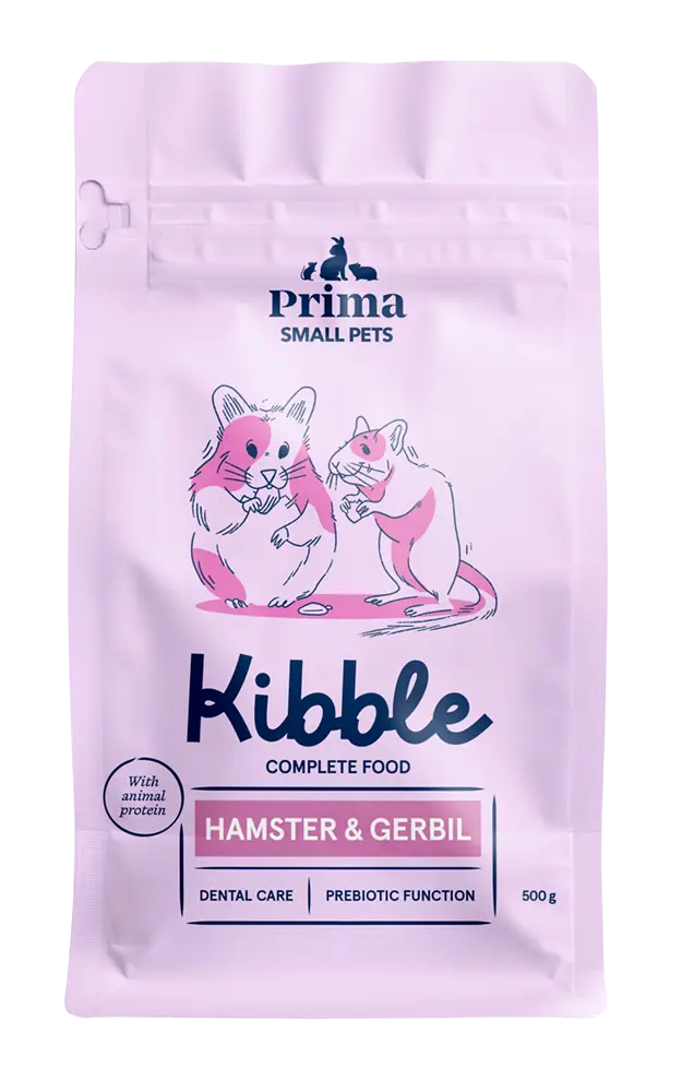 PrimaSmallPets täissööt hamstritele ja liivahiirtele 500g