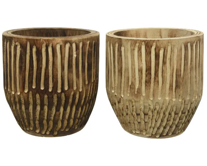 Puidust pott 19xh19cm valik