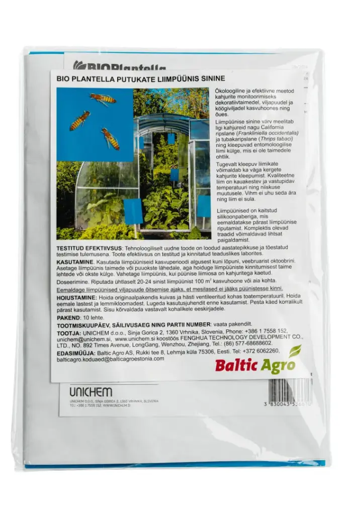 Putukate  liimpüünis sinine 10 tk