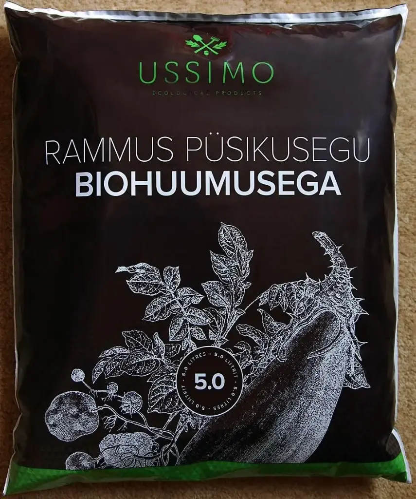 Rammus püsikusegu biohuumusega Ussimo 5L