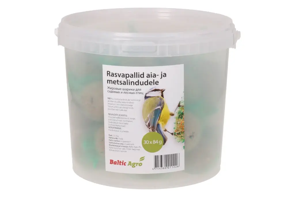 Rasvapallid lindudele 30x84g (võrguga)