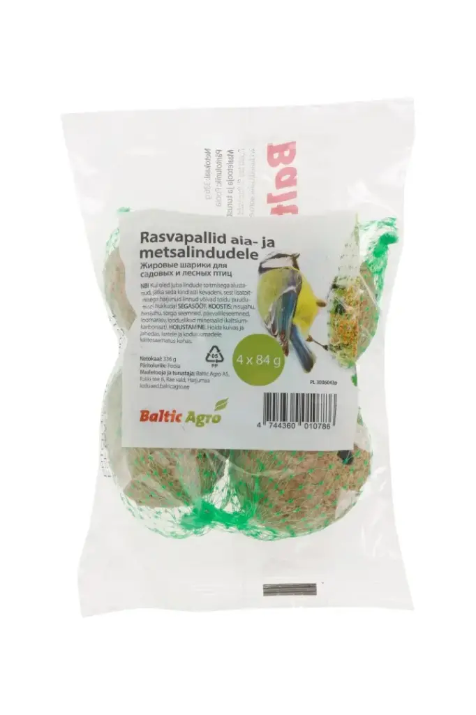 Rasvapallid lindudele 4 x 84 g
