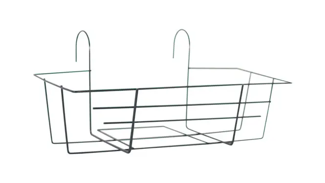 Rõdukasti metallkorv 47cm antratsiit