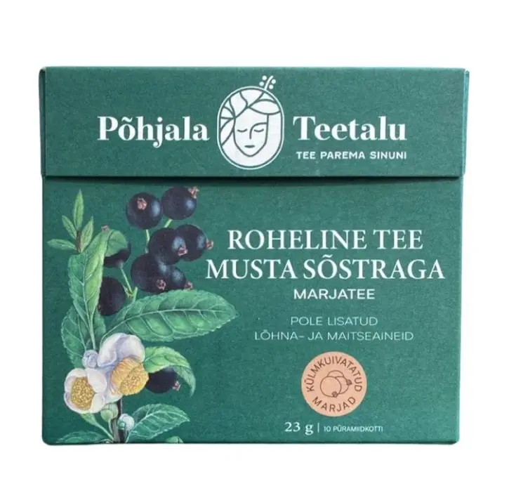 Roheline tee mustasõstraga