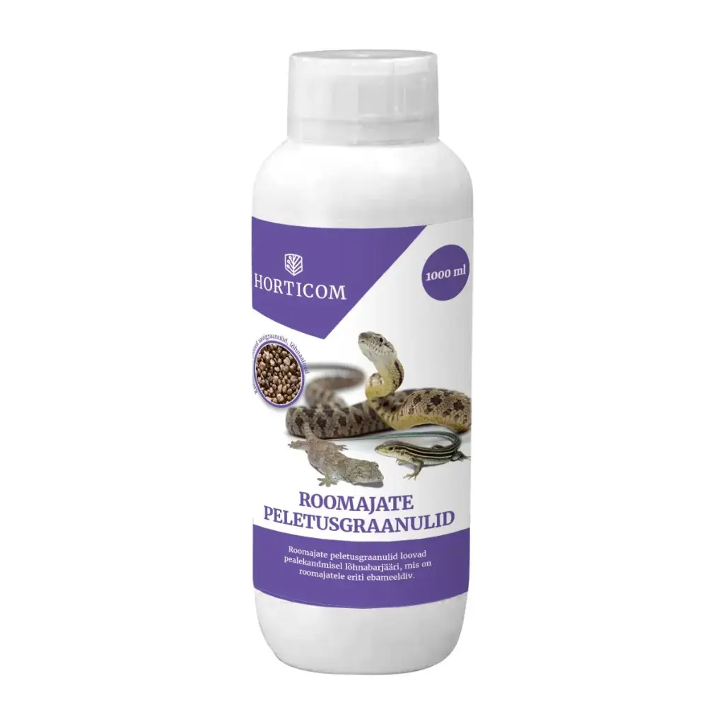 Roomajate peletusgraanulid Horticom 1L