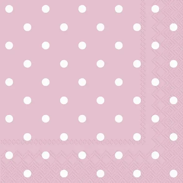 Salvrätikud Little Dots Rose
