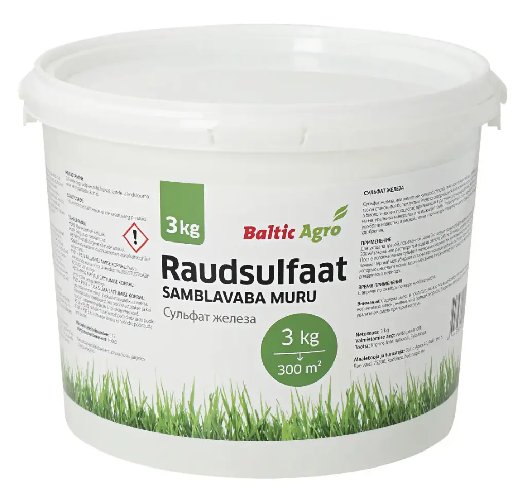 Samblaeemaldi murule raudsulfaat 3kg