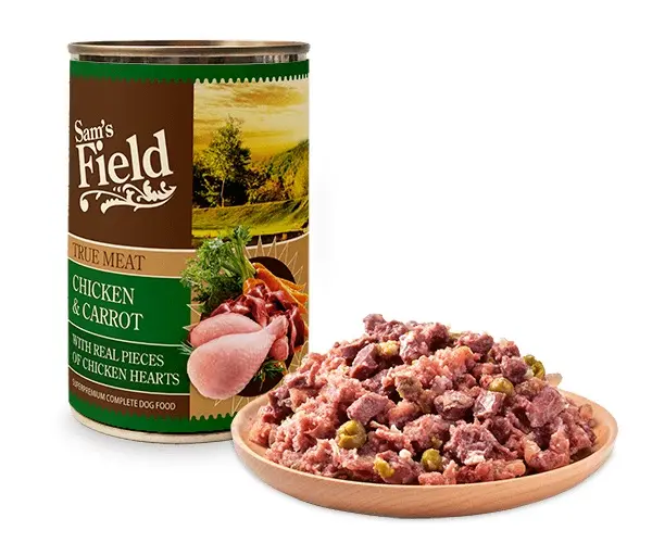 Sam's Field 80% meat kana/porgand 400g