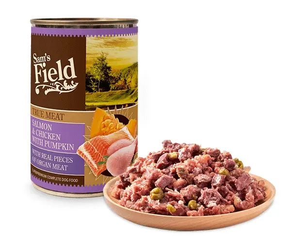 Sam's Field konserv Salmon&Chicken Pumpkin 400g