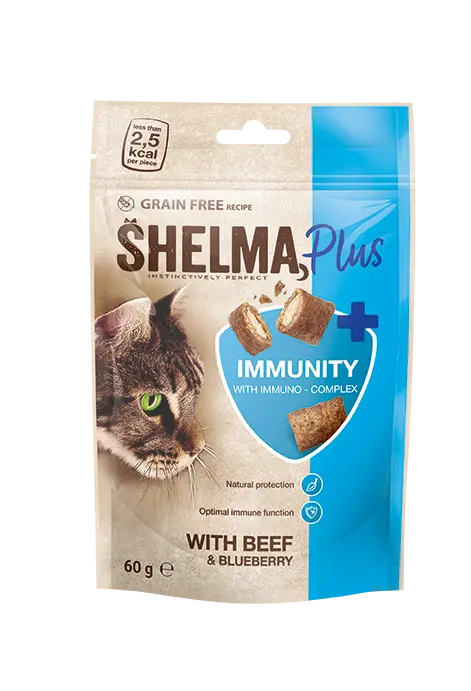 Shelma IMMUNITY veise-ja mustika täidisega padjakesed 60g