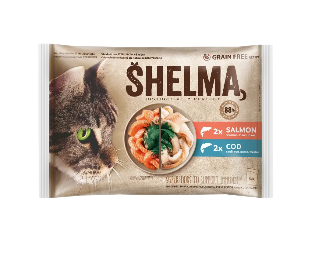 Shelma kala assortii 4x85g