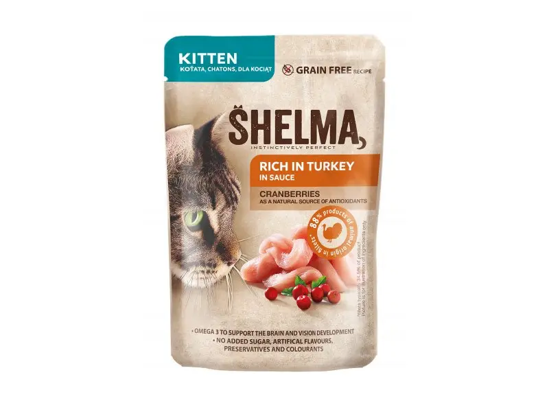 Shelma Kitten kalkun/jõhvikas kastmes85g