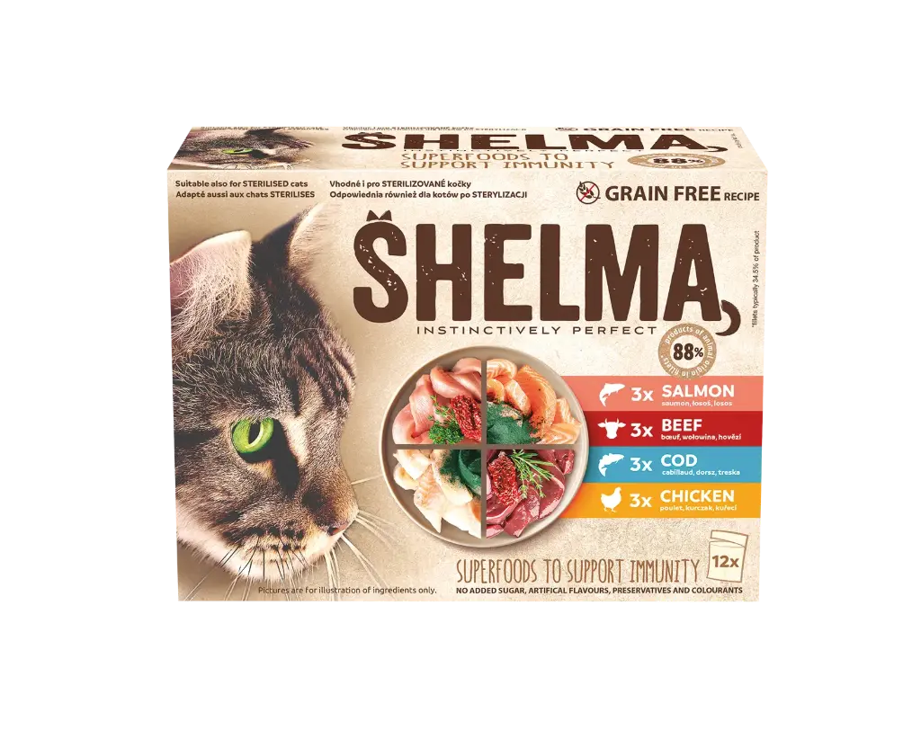 Shelma liha- kala assortii 12x85g
