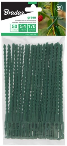Sidumisvahend (vabastatav) 50tk roheline 170/5,4mm