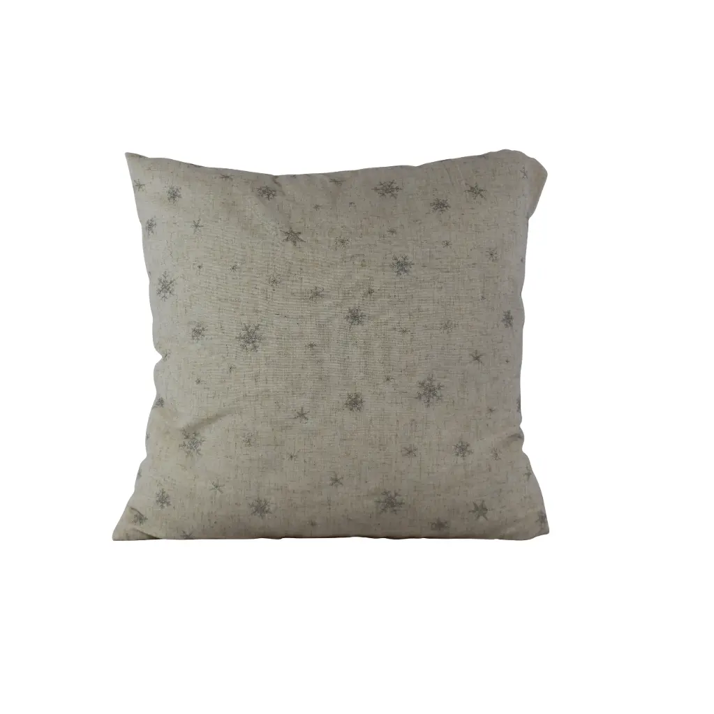 Sisustuspadi Snowflake hõbe 45x45cm