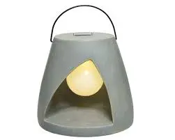 Solar latern betoon hall d21,5xh19,5cm