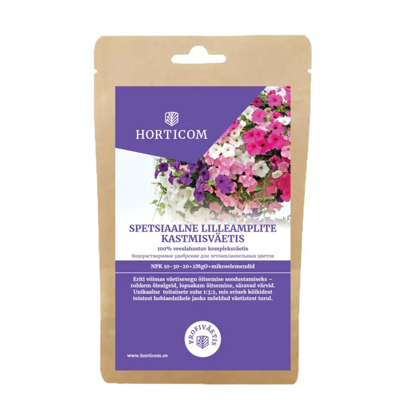 Spetsiaalne lilleamplite kastmisväetis Horticom 300g