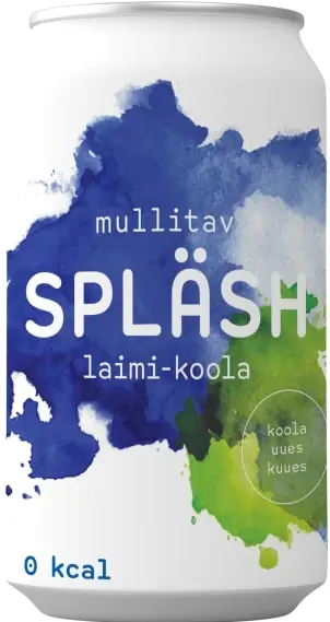 Spläsh laimi-koola gaseer. vesi 330ml