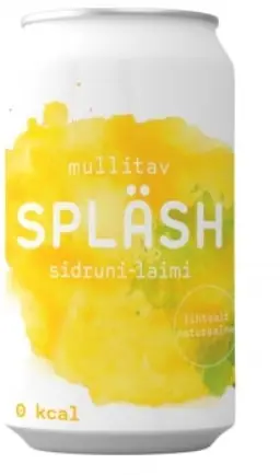 Spläsh sidruni-laimi gaseer. vesi 330ml