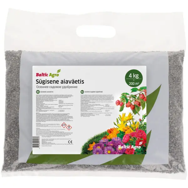 Sügisene aiaväetis Baltic Agro 4kg