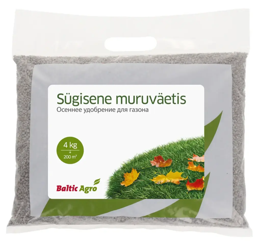 Sügisene muruväetis Baltic Agro 4kg