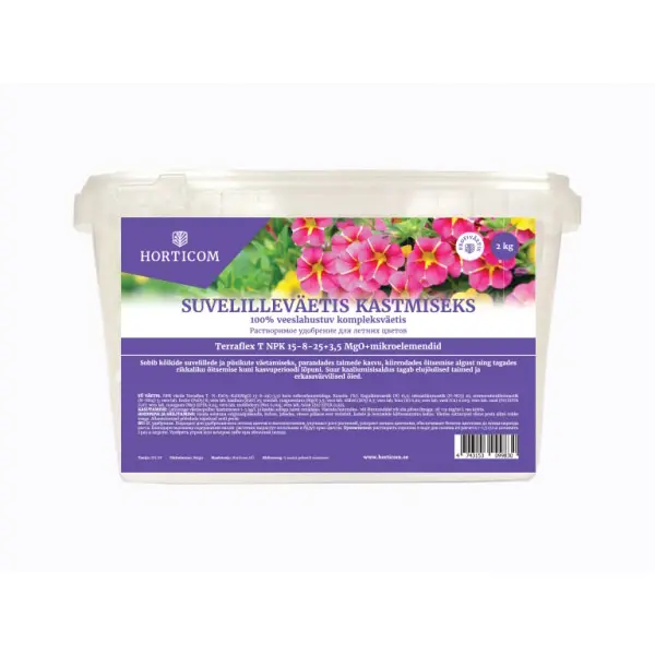Suvelilleväetis kastmiseks Horticom 2kg