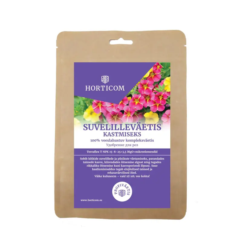 Suvelilleväetis kastmiseks Horticom 750g