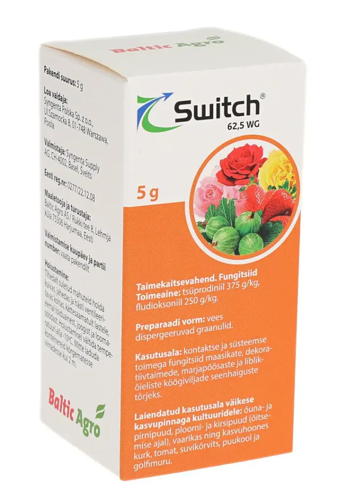 Taimekaitsevahend Switch 62,5 WG 5g
