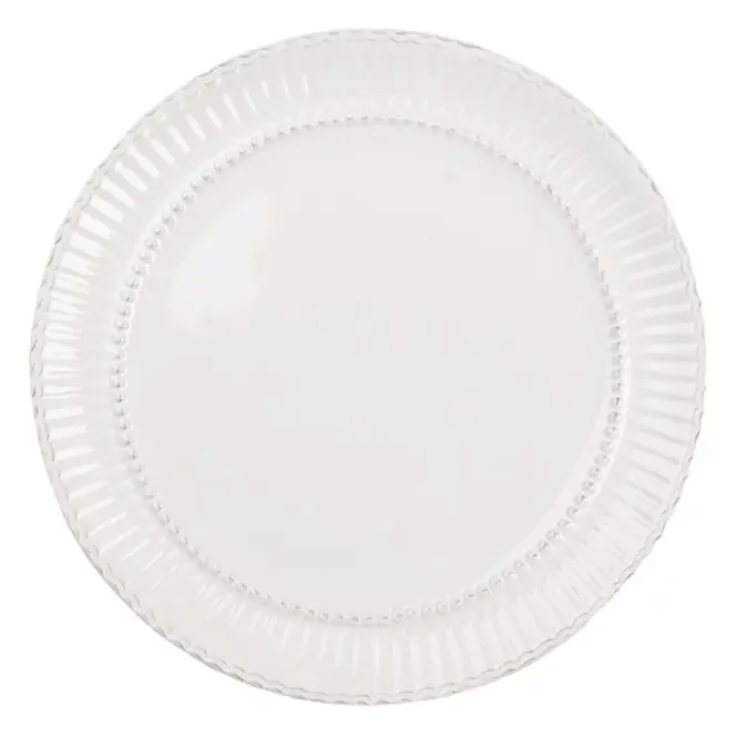 Taldrik dolomiit valge d27cm