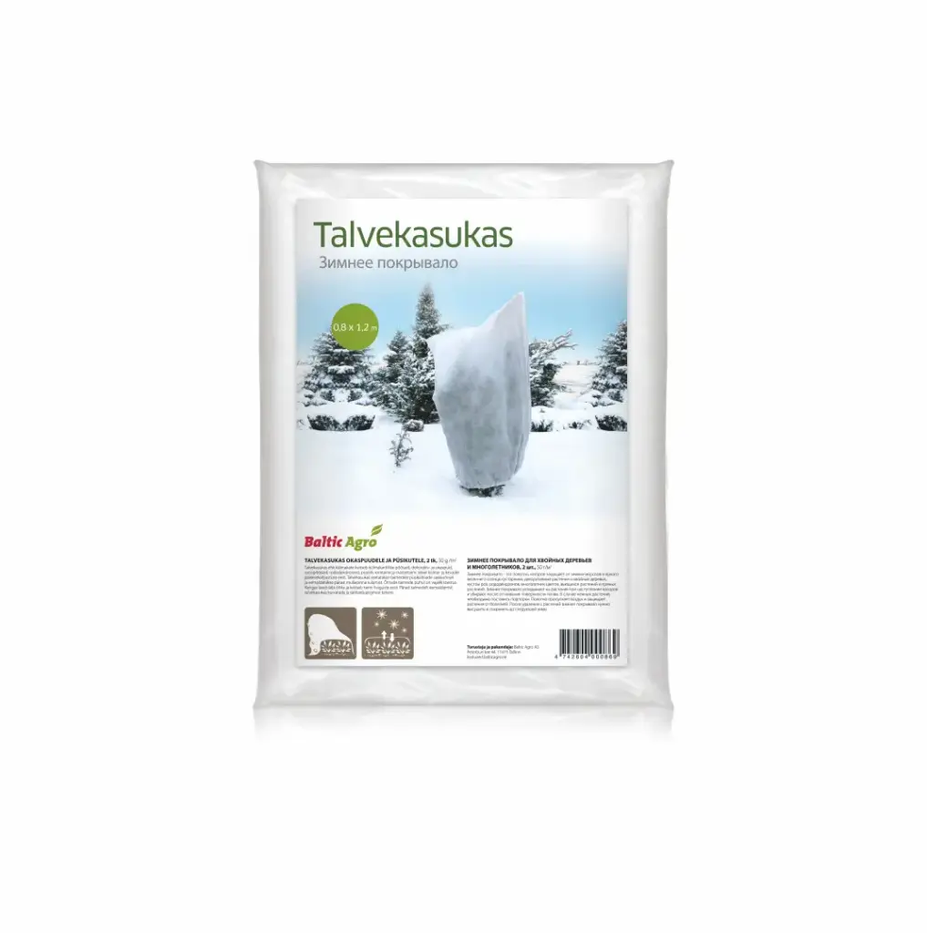 TALVEKASUKAS 2 tk 0,8 x 1,2m 50gr