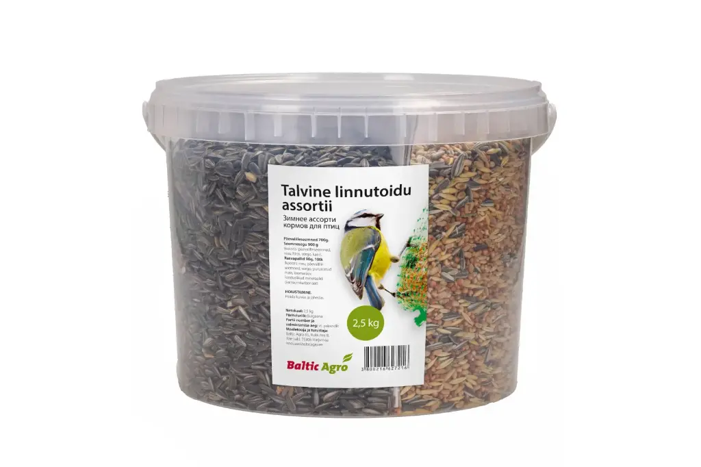 Talvine linnutoidu assortii 2,5kg ämbris