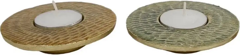 Teeküünal Quinten roheline 9,5x9,5x2,5cm