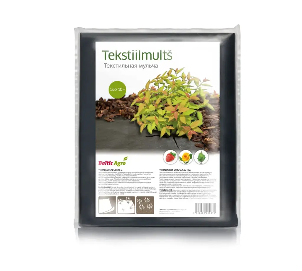 Tekstiilmultš Baltic Agro 1,6x10 m