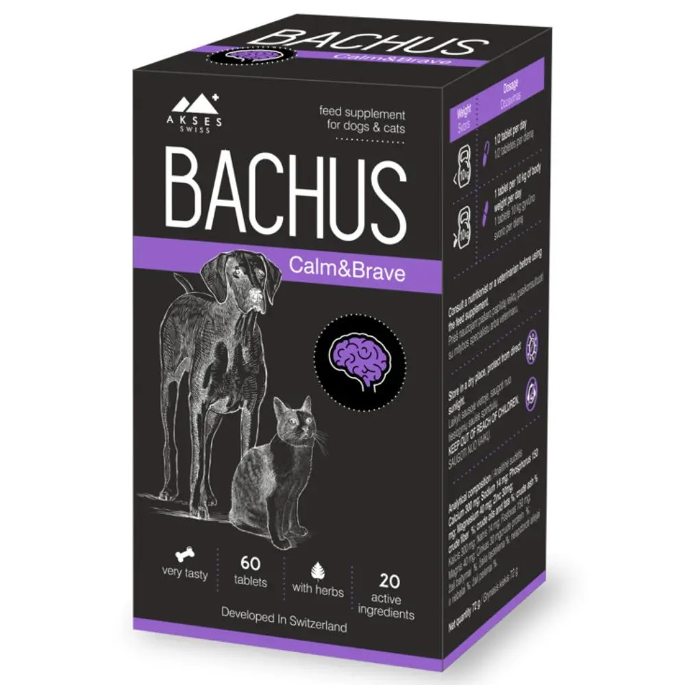 Toidulisand Bachus Calm&Brave N60